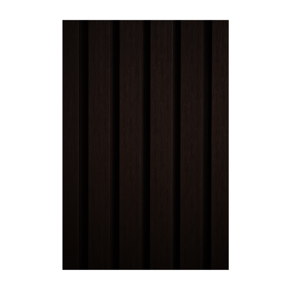 Panel Acanalado pared Exterior - Cacao Intenso