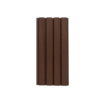Panel Acanalado pared Exterior - Cedro Tostado