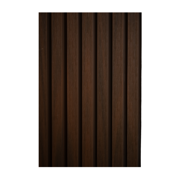 Panel Acanalado pared Exterior - Cedro Tostado