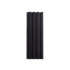Panel Acanalado pared Interior - Negro Urbano